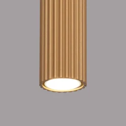 Plafon KARBON 10 złoty