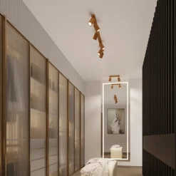 Plafon KARBON 20 złoty