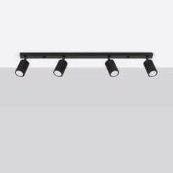 Plafon KARBON 4L czarny