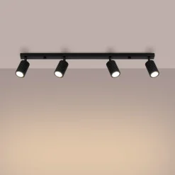 Plafon KARBON 4L czarny