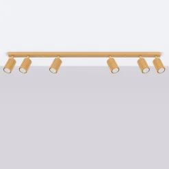 Plafon KARBON 6L złoty