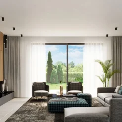 Plafon LAGOS 60 czarny