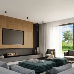 Plafon LAGOS 60 czarny