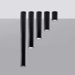 Plafon LAGOS 10 czarny