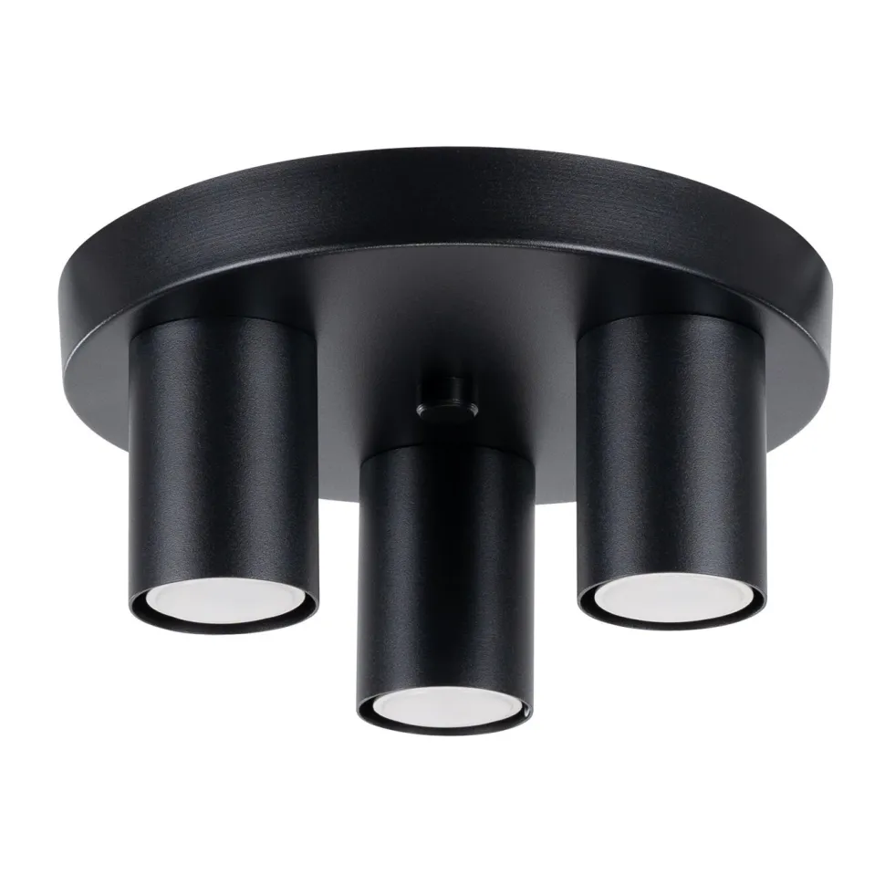 Plafon LAGOS 3P czarny