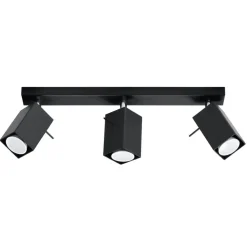 Plafon MERIDA 3 czarny