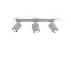 Plafon MERIDA 3 szary