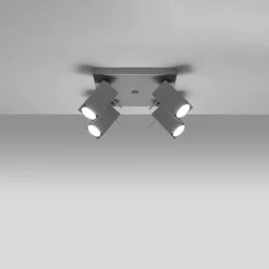 Plafon MERIDA 4 szary