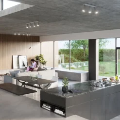 Plafon MERIDA 4 szary