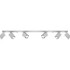 Plafon MERIDA 6L szary