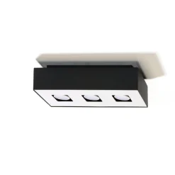 Plafon MONO 3 czarny