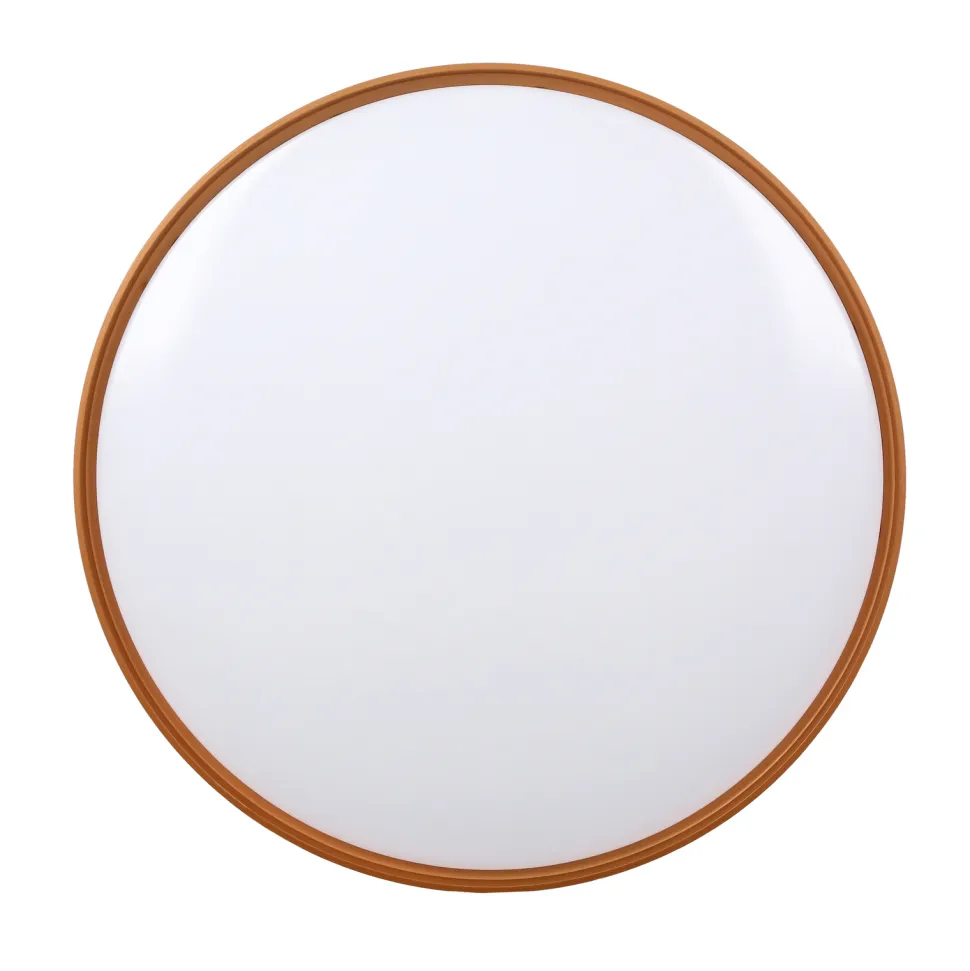 Plafon Montana czarny+biały+złoty 24W LED 40 cm klosz biały