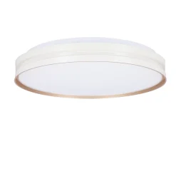 Plafon Montana plafon biały+złoty 24W  LED 40 cm klosz biały