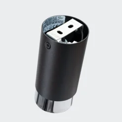 Plafon NERO 12,5 czarny/chrom