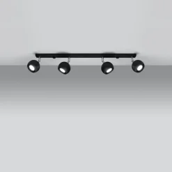 Plafon OCULARE 4L czarny