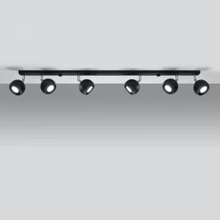 Plafon OCULARE 6L czarny