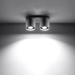 Plafon ORBIS 2 szary