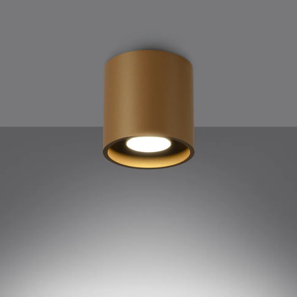 Plafon ORBIS 1 złoty