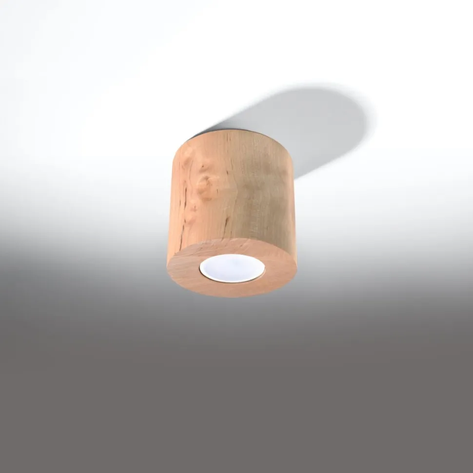 Plafon ORBIS naturalne drewno