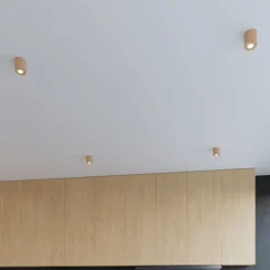 Plafon ORBIS naturalne drewno