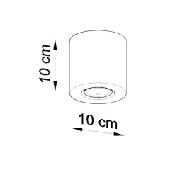 Plafon ORBIS naturalne drewno