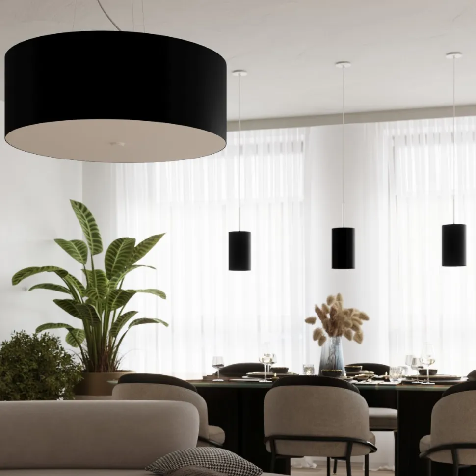 Plafon OTTO 70 czarny