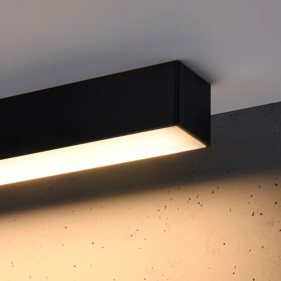 Plafon PINNE 150 czarny 3000K