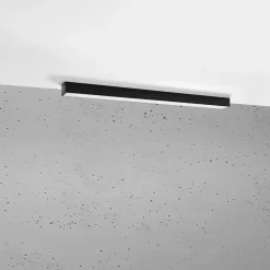 Plafon PINNE 90 czarny 3000K