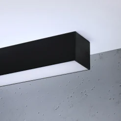 Plafon PINNE 150 czarny 4000K