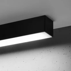 Plafon PINNE 90 czarny 4000K