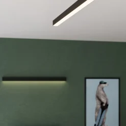 Plafon PINNE 117 czarny 4000K