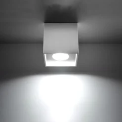 Plafon QUAD 1 biały