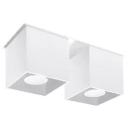 Plafon QUAD 2 biały