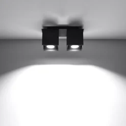 Plafon QUAD 2 czarny