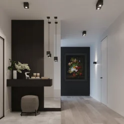 Plafon QUAD 2 czarny