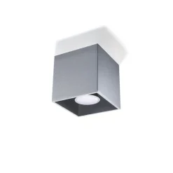 Plafon QUAD 1 szary