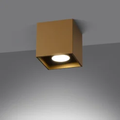 Plafon QUAD 1 złoty