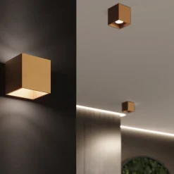 Plafon QUAD 1 złoty