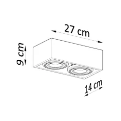 Plafon QUATRO 2 beton