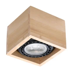 Plafon QUATRO 1 naturalne drewno