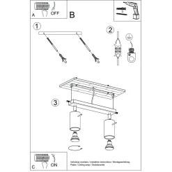 Plafon RING 2 beżowy