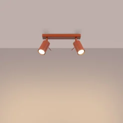 Plafon RING 2 ochra czerwona