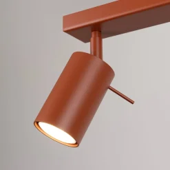 Plafon RING 2 ochra czerwona