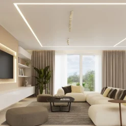 Plafon RING 3L beżowy