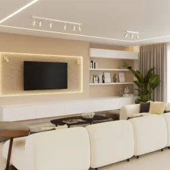 Plafon RING 3L beżowy