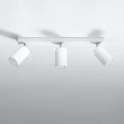 Plafon RING 3L biały