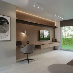 Plafon RING 3L biały