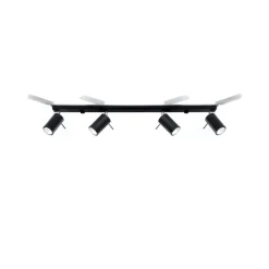 Plafon RING 4L czarny