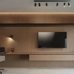 Plafon RING 4L czarny