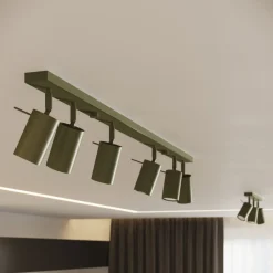 Plafon RING 4L zielony oliwkowy